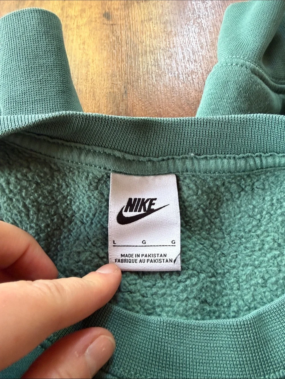 Nike Teal Green Pullover Hoodie and Joggers Set - Picture 5 of 9